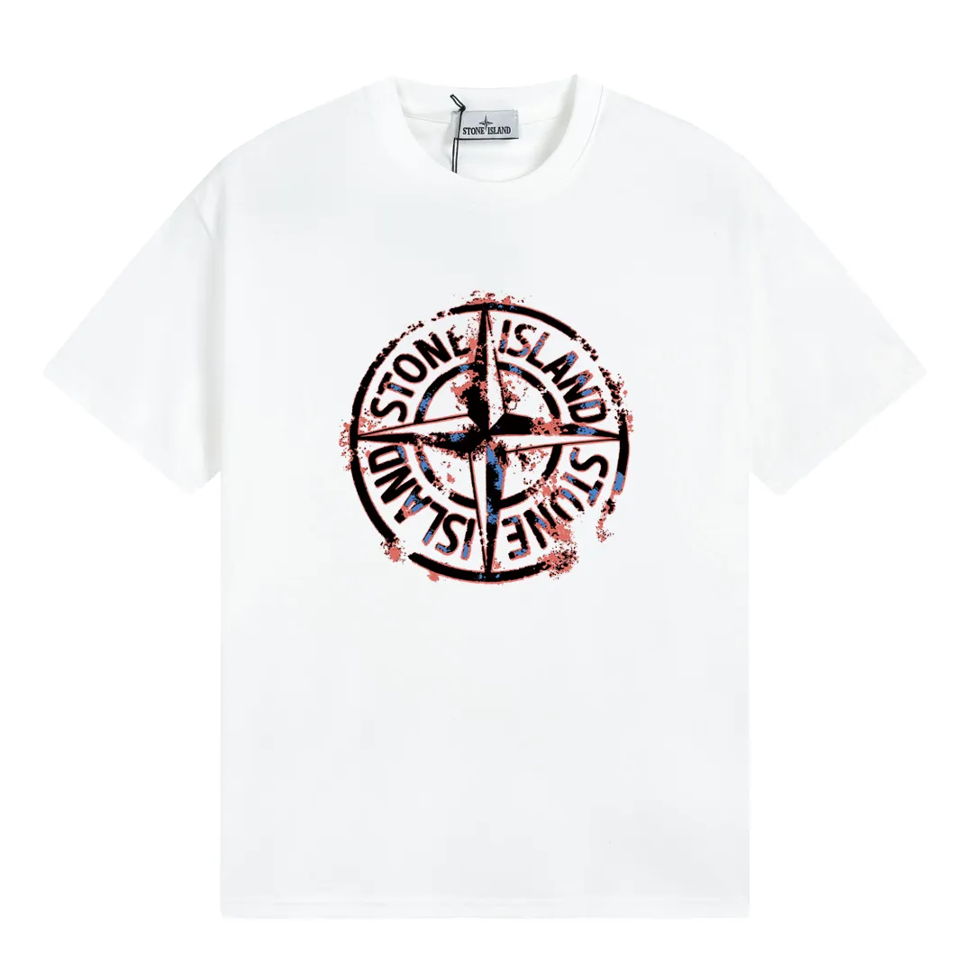 W681#P110💰 2025🆕 Stone lsland/Stone Island Rotten Compass logo printed short-sleeved T-shirt ⚠️[Original creation with high control of details] -Made of 260g combed cotton double yarn, soft and comfortable to the touch, sweat-absorbent and breathable. -Simple basic and versatile style, original quality, the first choice for couples. -Made in a large factory, four needles and five threads on the shoulder, neat routing, high quality workmanship. -Same style for men and women. Very versatile, one piece for everyone, details are clearly visible. Color: Black White Size: M L